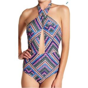 Marilyn Monroe Crisscross Halterneck Swimsuit